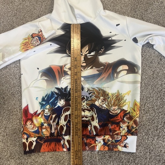 Men's DRAGON BALL Z Graphic Sweatshirt Hoodie Small Goku Anime - Picture 7 of 9